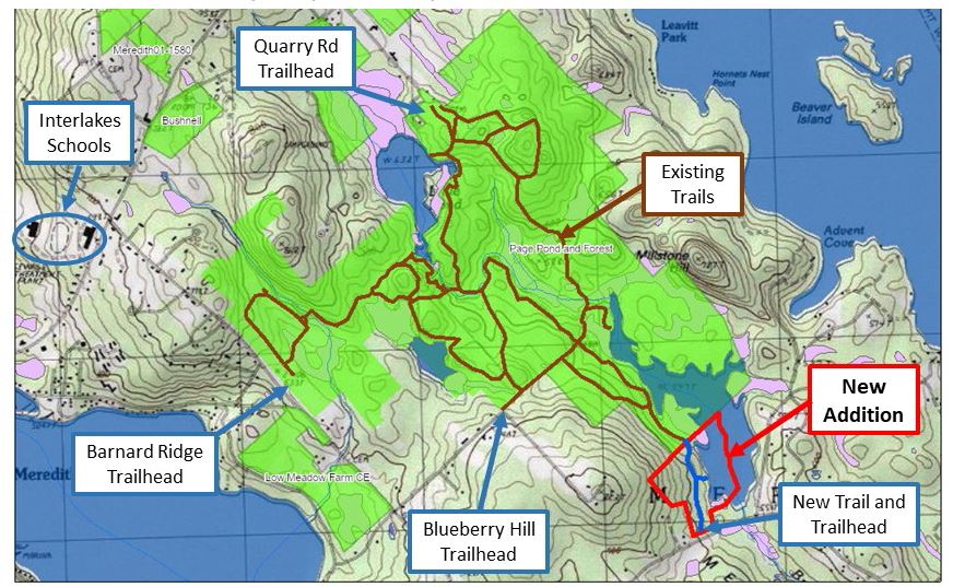 Page Pond Overview Map