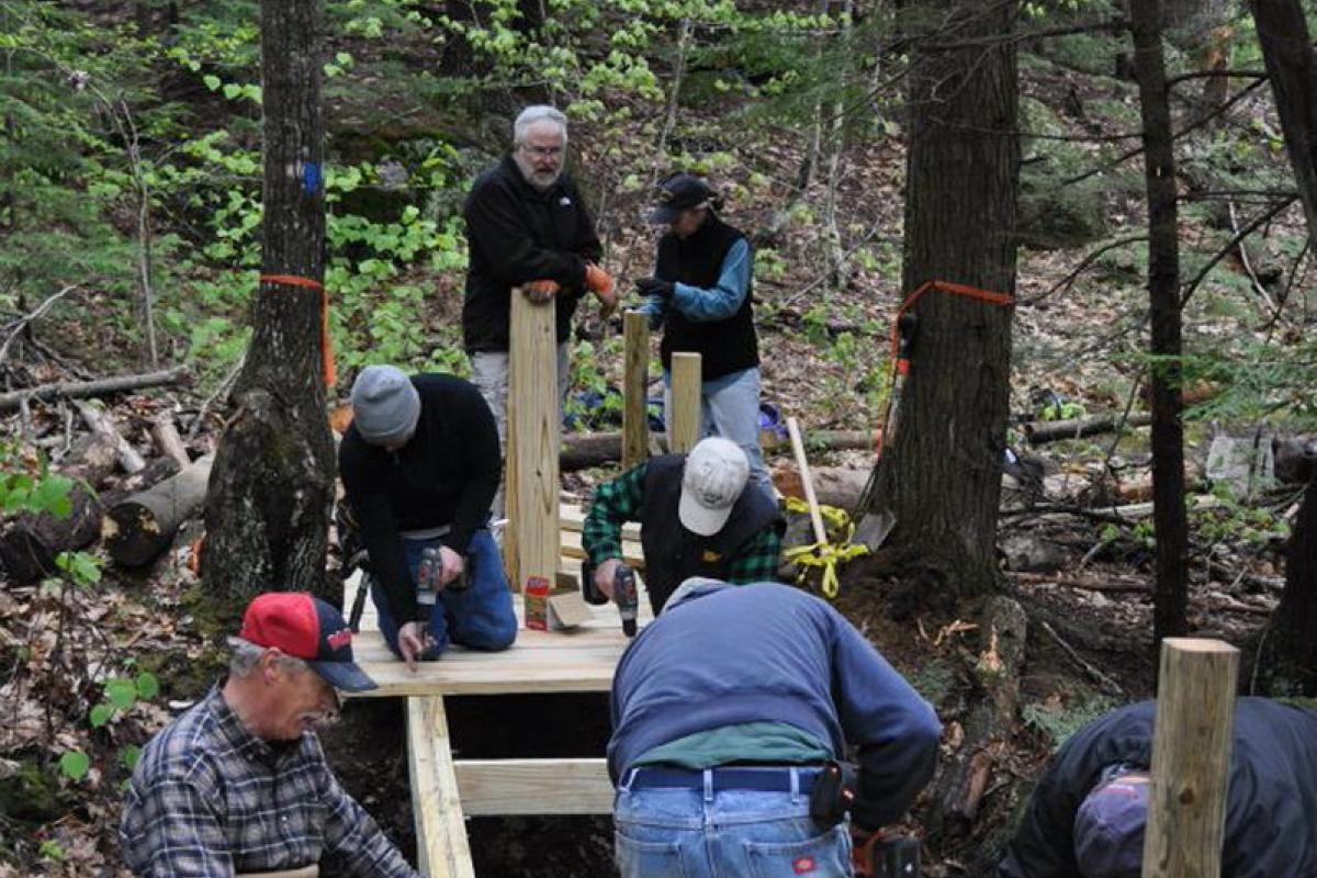 Bridge Building at Hamlin