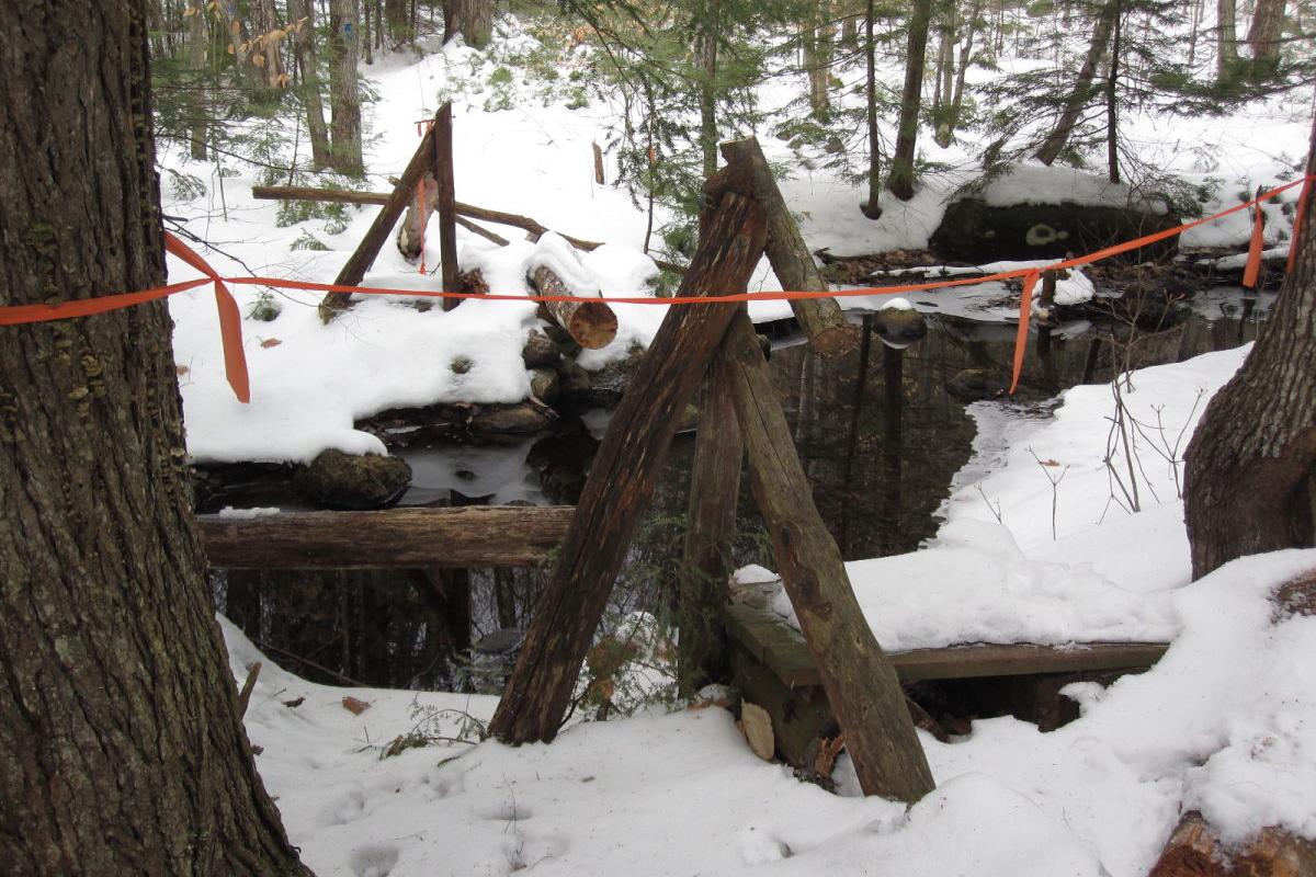 Bridge Washed out at Hamlin