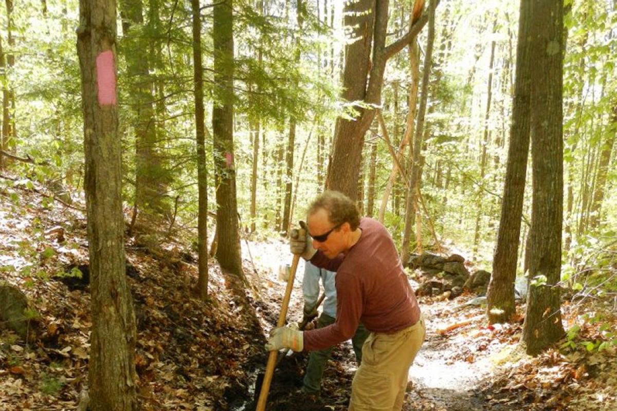 Trail Work at Hamlin