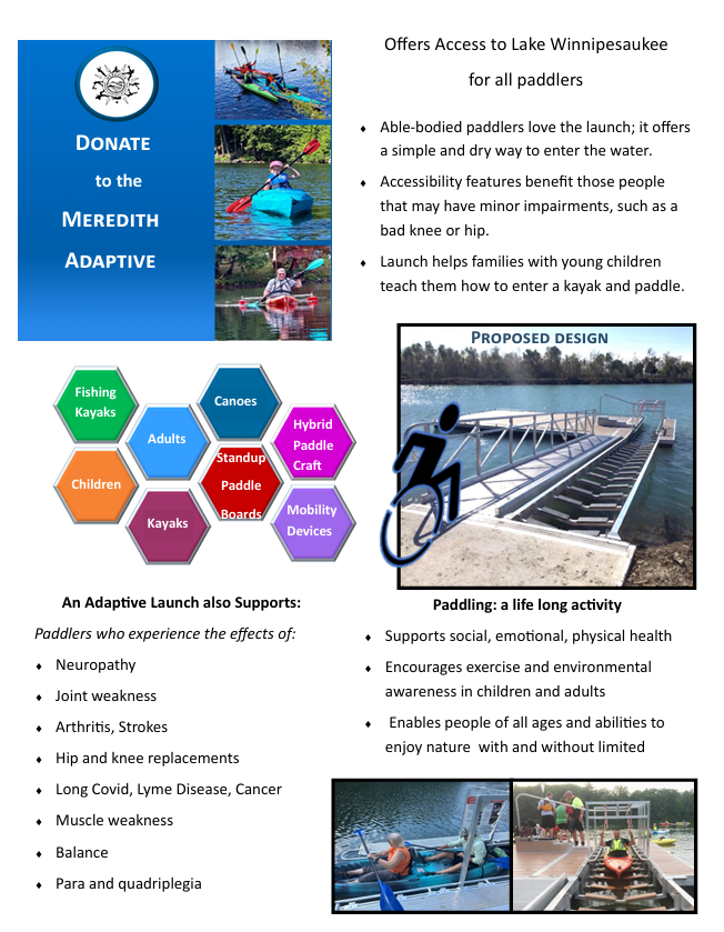 Flyer about adaptive launch program